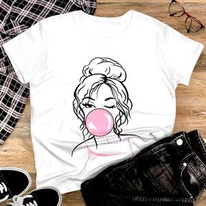 Woman’s Graphic 100% Soft Cotton T shirt